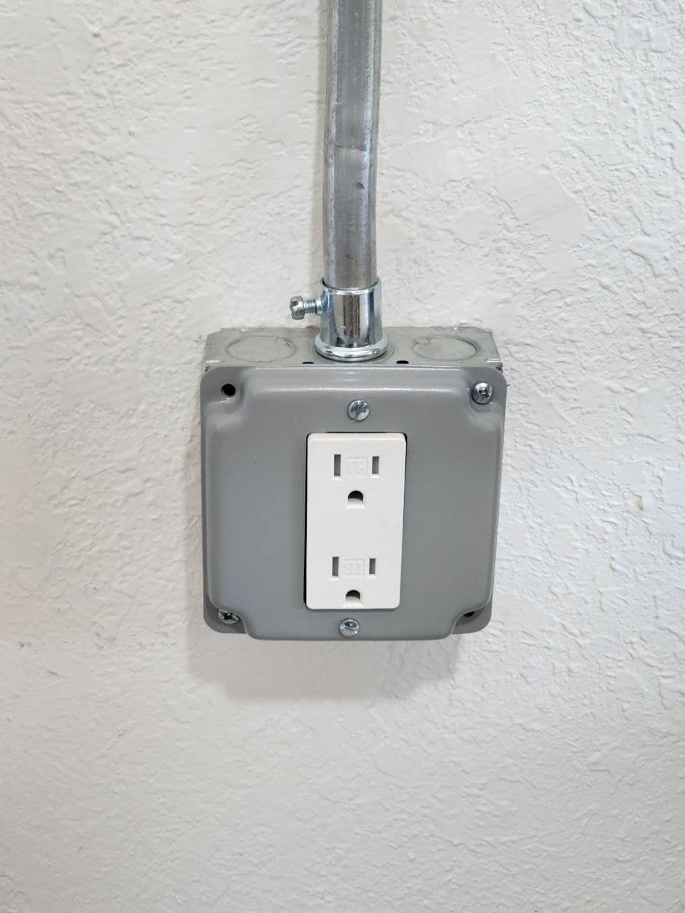 Outlet and switch installation